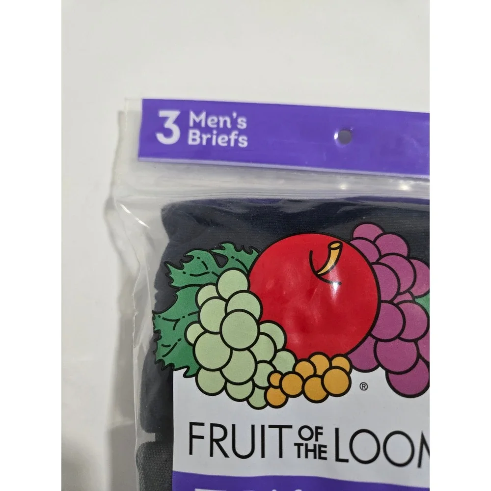 Fruit of the Loom Mens Briefs Assorted Eversoft Breathable 3-Pack Large 36-38‎